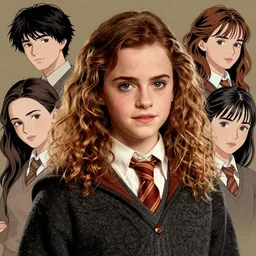 Emma Watson as Hermione Granger, magnificent, medium shot, close up, details, sharp focus, elegant, highly detailed, illustration, by Jordan Grimmer and greg rutkowski and PiNe(パイネ) and 薯子Imoko and 香川悠作 and wlop!!!! and maya takamura, intricate, beautiful, Trending artstation, pixiv, digital Art