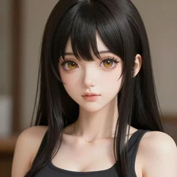 beautiful anime girl, attractive features, sharp focus, digital art, art by WLOP