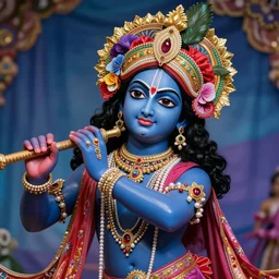 synthwave krishna