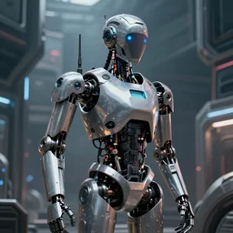 robots conquering the world in a dystopian future, digital art, trending on artstation