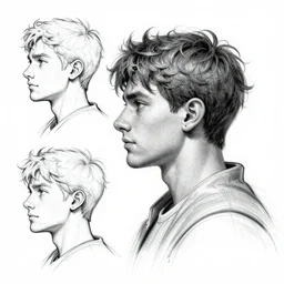 highly detailed character sheet, expressive features, technical drawing, side view, human game protagonist designs, side - scrolling 2 d platformer, art by h. r. giger, kim jung gi and burne hogarth