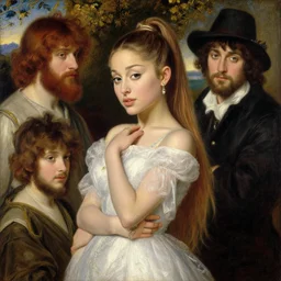 a beautiful painting of ariana grande by john everett millais and dante gabriel rossetti and john collier and john william waterhouse, preraphaelite, detailed, trending on artstation, hd, masterpiece