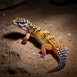 a leopard gecko