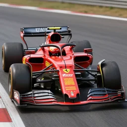 Ferrari Formula 1 Car, digital art, realistic, detailed, artstation