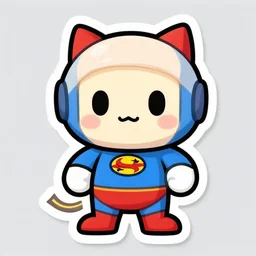 cute miss mascot limaspeed limaspeed accelgor super hero sticker art, cronobreaker, beeple game icon