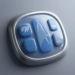 star trek enterprise ui, big buttons, sci - fi ui, shiny surface ui, opaque ui, realistic