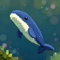 Narwhal!! voxel fractal hyperrealism vibing bokeh, inspired by Ito Jakuchu and David Hockney