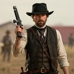 mark wahlberg as a character in red dead redemption