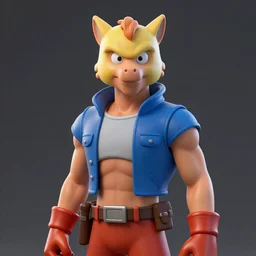 a professional portrait of Falco Lombardi from Starfox, from Bojack Horseman, octane render, trending on Artstation