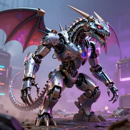 a realistic robotic dragongly , industrial, rave, psycodelic, UHD,