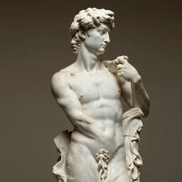 a sculpture by canova with the likeness of rutger hauer
