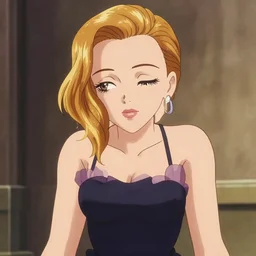 scarlett johansson as anime character