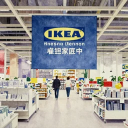 impressionist watercolor painting of the wes anderson section of ikea, big impressionist watercolor paint strokes, art by john la farge