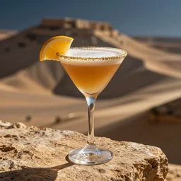a cocktail from ancient mesopotamia, photograph
