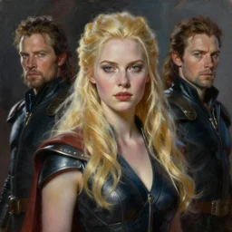 if the X-Men were on Game of Thrones, photorealistic oil painting