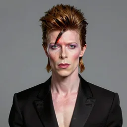 a portrait of david bowie as a pixar character, beautiful, elegant, extremely detailed digital art, trending on artstation hyper realistic matte painting, by wlop, artgerm
