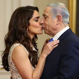 kareena kapoor kissing benjamin netanyahu