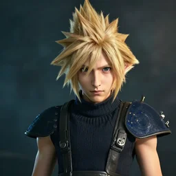 a portrait of cloud from final fantasy 7, style by donato giancola, wayne reynolds, jeff easley dramatic light, high detail, cinematic lighting, artstation, dungeons and dragons