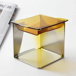 furniture design, stainless steel and color glass, trending on frame magazine, trending on archidaily, bright light enviroment, contemporary art and sculpture style furniture design, trending on artstation, octane rendering, like art gallery