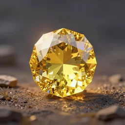 yellow gemstone, crystal, digital art, icon, candy crush