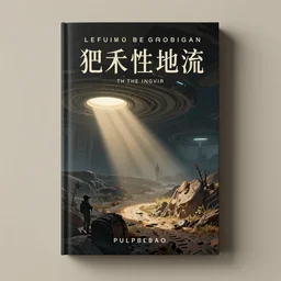 pulp paperback novel cover design, science fiction