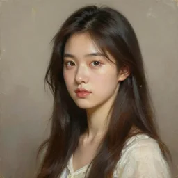 a highly detailed pulchritudinous nubile, oil painting, artstation, trending