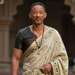 will smith in a saree