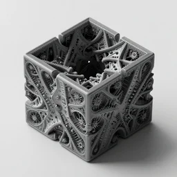 generalized foldbox fractal, octane render