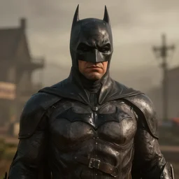 Film still of Batman, from Red Dead Redemption 2 (2018 video game)
