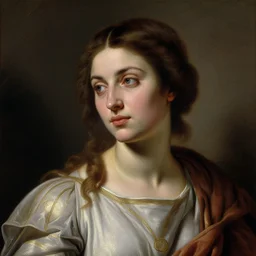 A beautiful girl is working out in Ancient Rome, detailed, body and headshot, Oil Painting, Italian Renaissance Painting, Italian Renaissance Painting Style