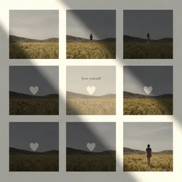 a step by step illustrated guide of how to love yourself