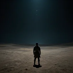 lone warrior adrift in the wasteland of the hypervoid, searching for a distant light off in the remote darkness