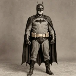 A vintage photograph of Batman in the 19th century  W- 768