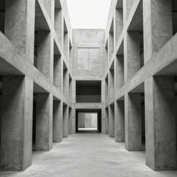a symmetrical parametric brutalist concrete structure, corridor, never ending hallway, insanely detailed and intricate, sketch, drawing, manga, crosshatch, ink, etching by tsutomu nihei, giovanni battista piranesi, gustave dore