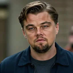 leonardo dicaprio as the wolf of wall street, cinamtic, long shot, hyper detailed, highly detailed face, 8 5 mm photograph, 8 k resolution, film still, sharp lens, wide lens