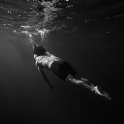 black and white photography of a body underwater, dark atmosphere, sharp focus, dramatic, dynamic lighting, elegant, open space, harmony, white background, masterpiece, by jenny saville, by lucian freud, by riccardo federici, by james jean, by craig mullins, by jeremy mann, by krenz cushart, by huang guangjian, by gil elvgren, illustration, ink draw, pen