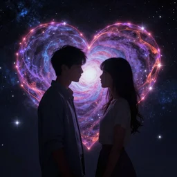 cosmic love scene