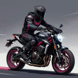 motorbiker from hell, by beksinski and tristan eaton, dark neon trimmed beautiful dystopian digital art