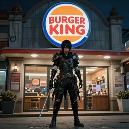 A Burger King in Yharnam from the game Bloodborne