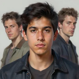 portrait of a handsome young cholo vato, art by lixin yin and denys tsiperko and bogdan rezunenko, hyperrealism, fantasy art