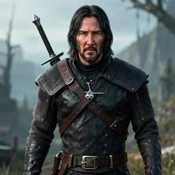 Keanu reeves in the Witcher 3 4K detailed super realistic