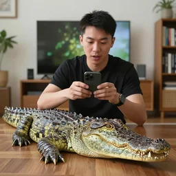 real crocodile youtuber unboxing