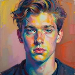 colorful portrait by brandon woelfel, vivid, masterpiece, detailed