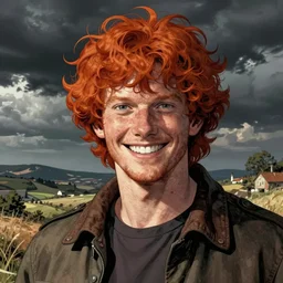 comic illustration of a smiling redhead by stjepan sejic