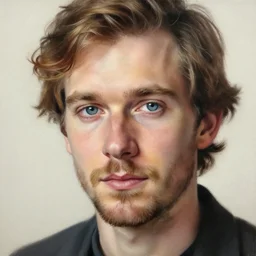 coffee painting, high quality realistic closeup portrait of henry carvill