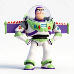 a photorealistic buzz lightyear 3 d render, 4 k