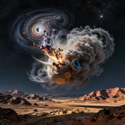 universes colliding over negative force
