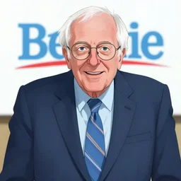 Bernie Sanders as an Anime character