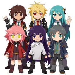 six from little nightmares, lucy loud, noodle gorillaz phase 2, kris deltarune