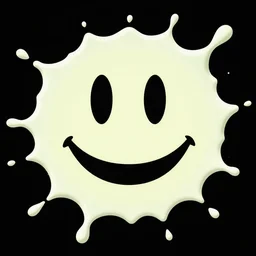 watchmen comic smiley face paint splash, high quality, artstation